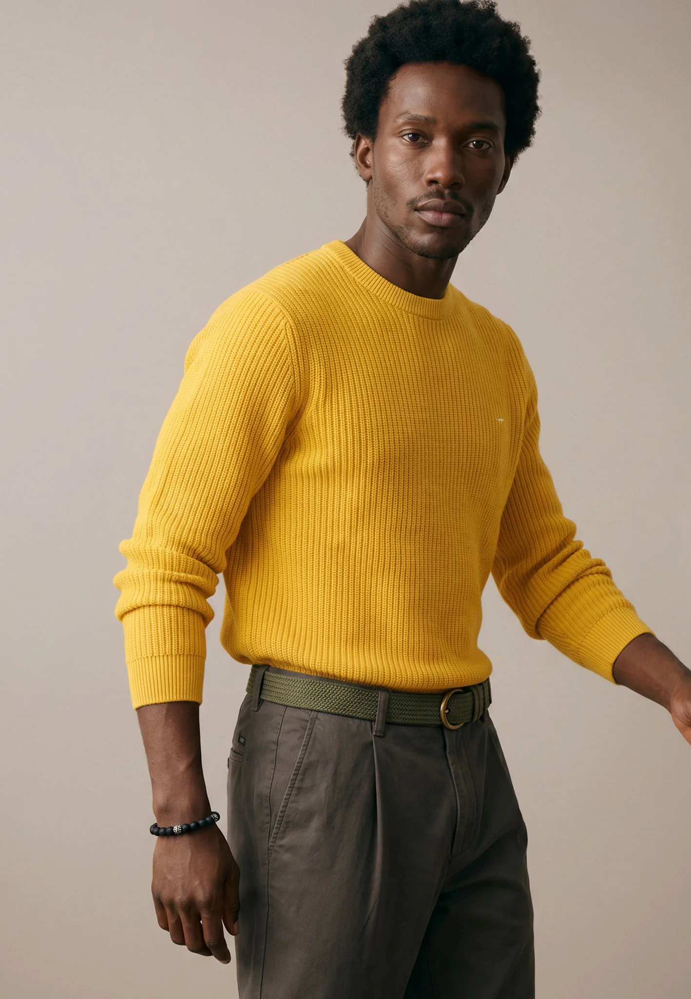 Strickpullover aus Baumwolle mit Strukturmuster - Image 2