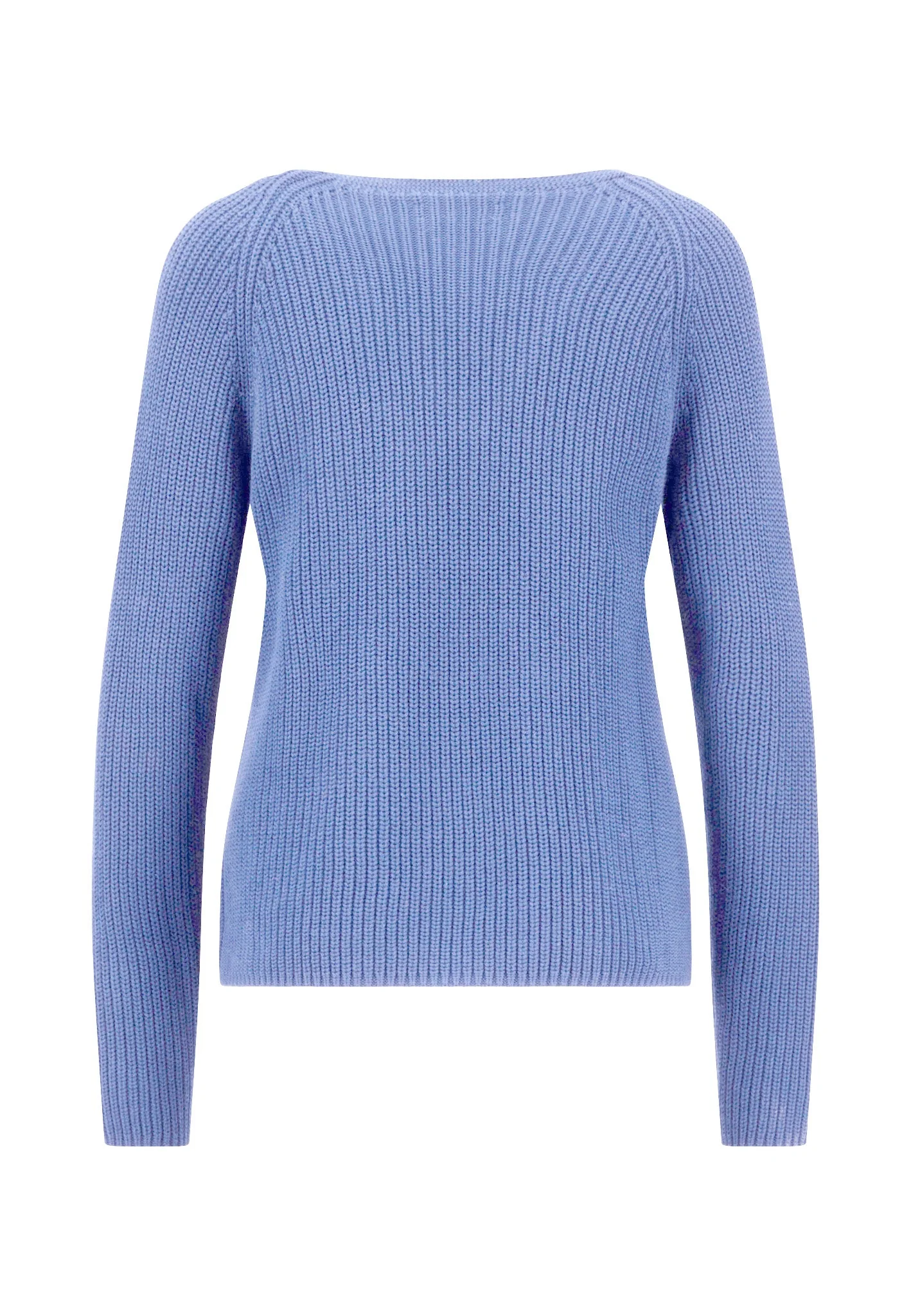 Strickpullover aus Baumwolle mit V-Ausschnitt und Raglanärmeln - Image 5
