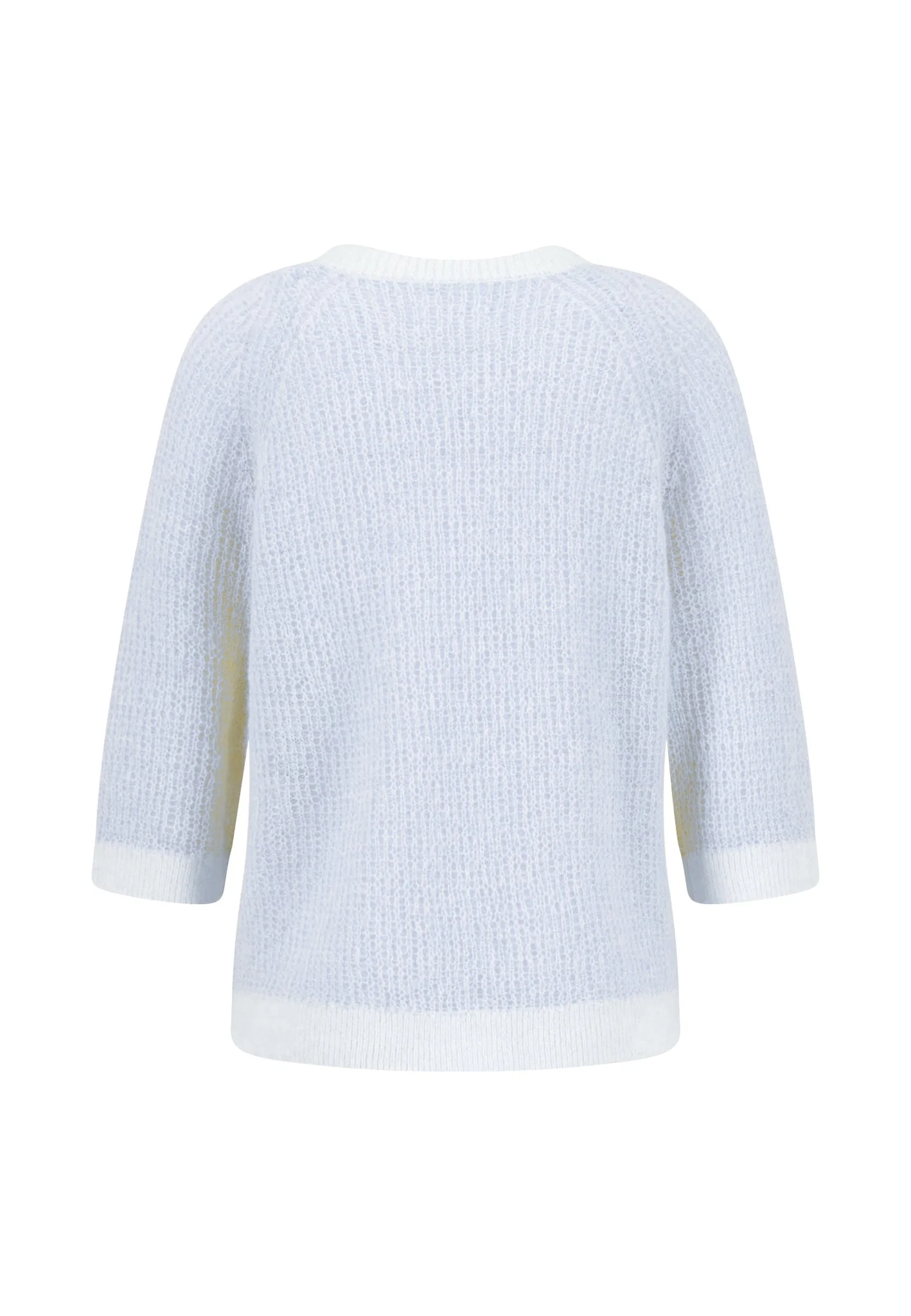 Strickpullover aus Wollmix mit Rundhalsausschnitt und 3/4-Arm - Image 5