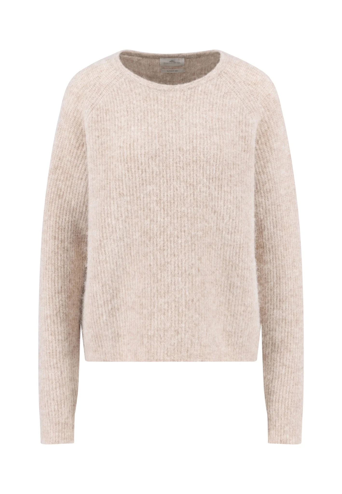 Strickpullover mit Rundhalsausschnitt im Alpaka-Wollmix - Image 23
