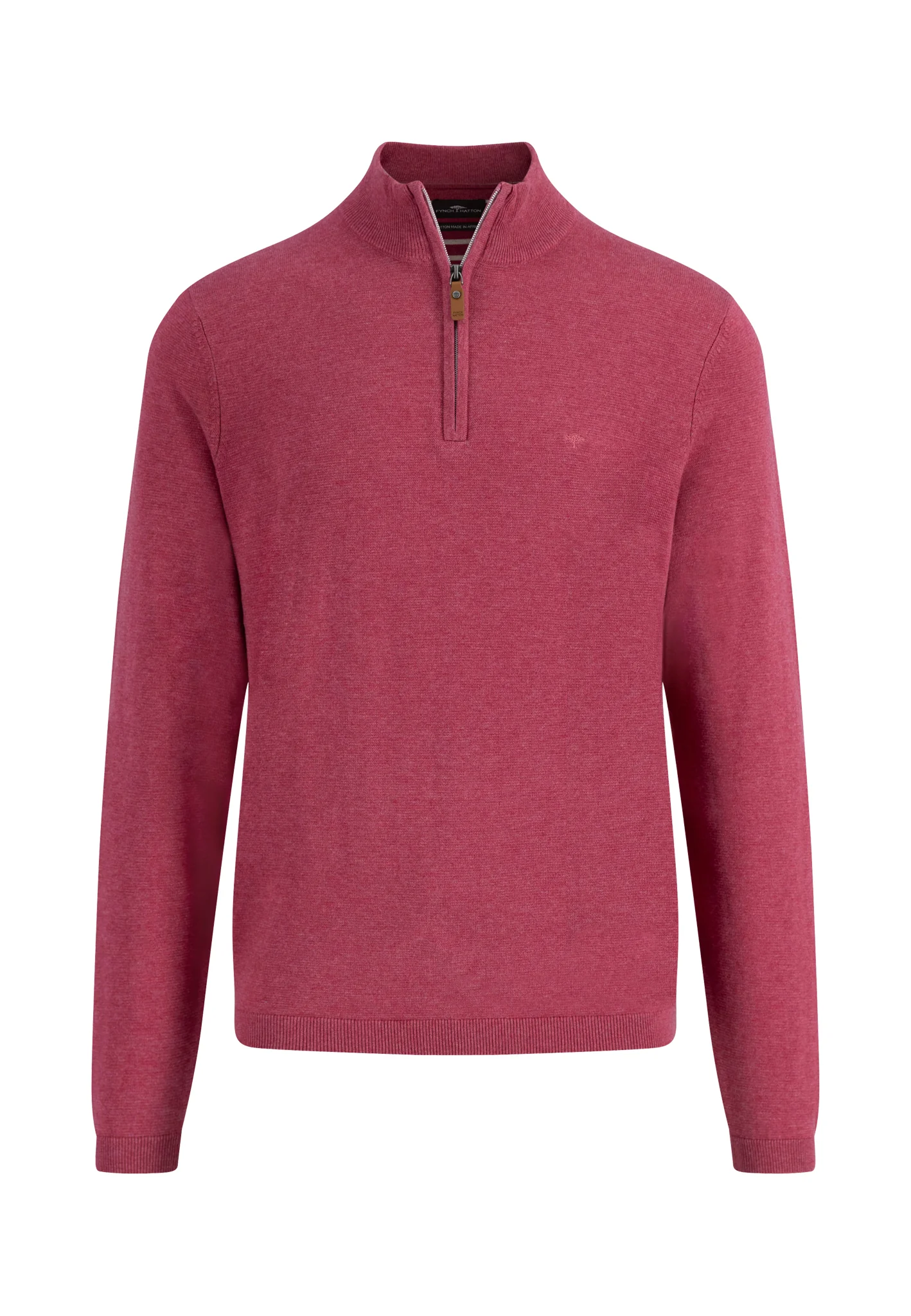 Strickpullover mit Troyer-Kragen