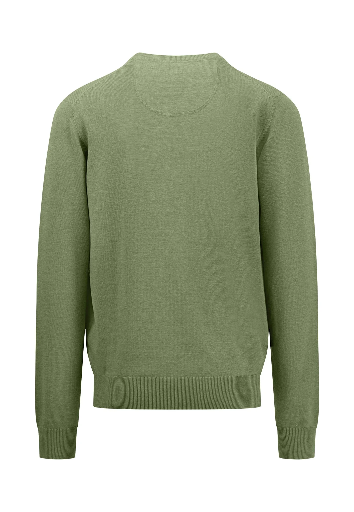 Pullover aus Baumwolle mit V-Ausschnitt - Image 6