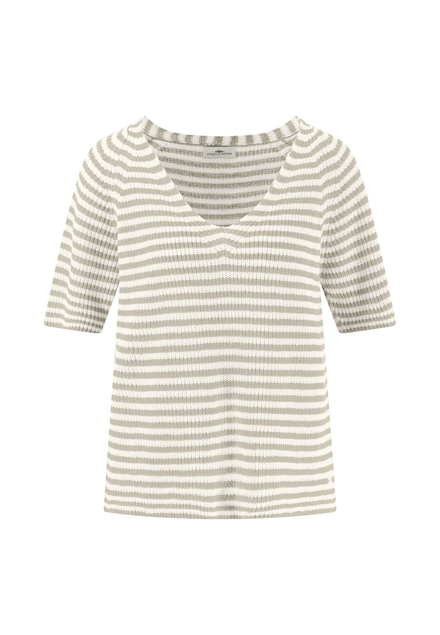 Strickpullunder aus Leinen-Baumwollmix