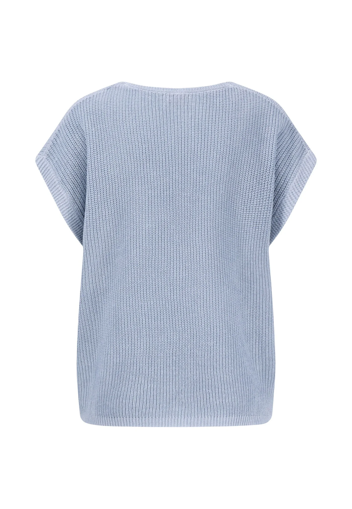 Strickpullunder aus Leinen-Mix mit V-Ausschnitt - Image 6