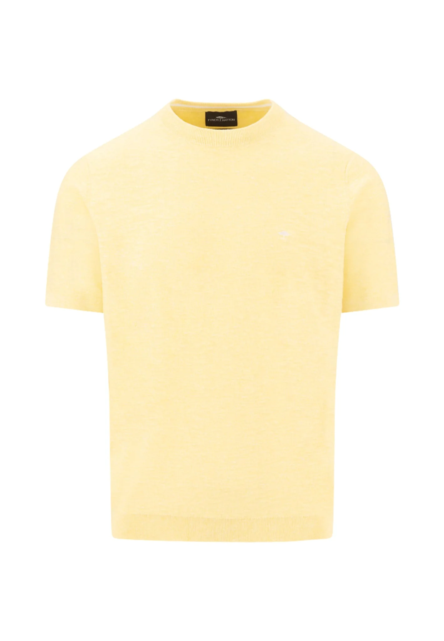 Strickshirt aus Baumwoll-Leinen-Mix mit Rundhalsausschnitt - Image 4