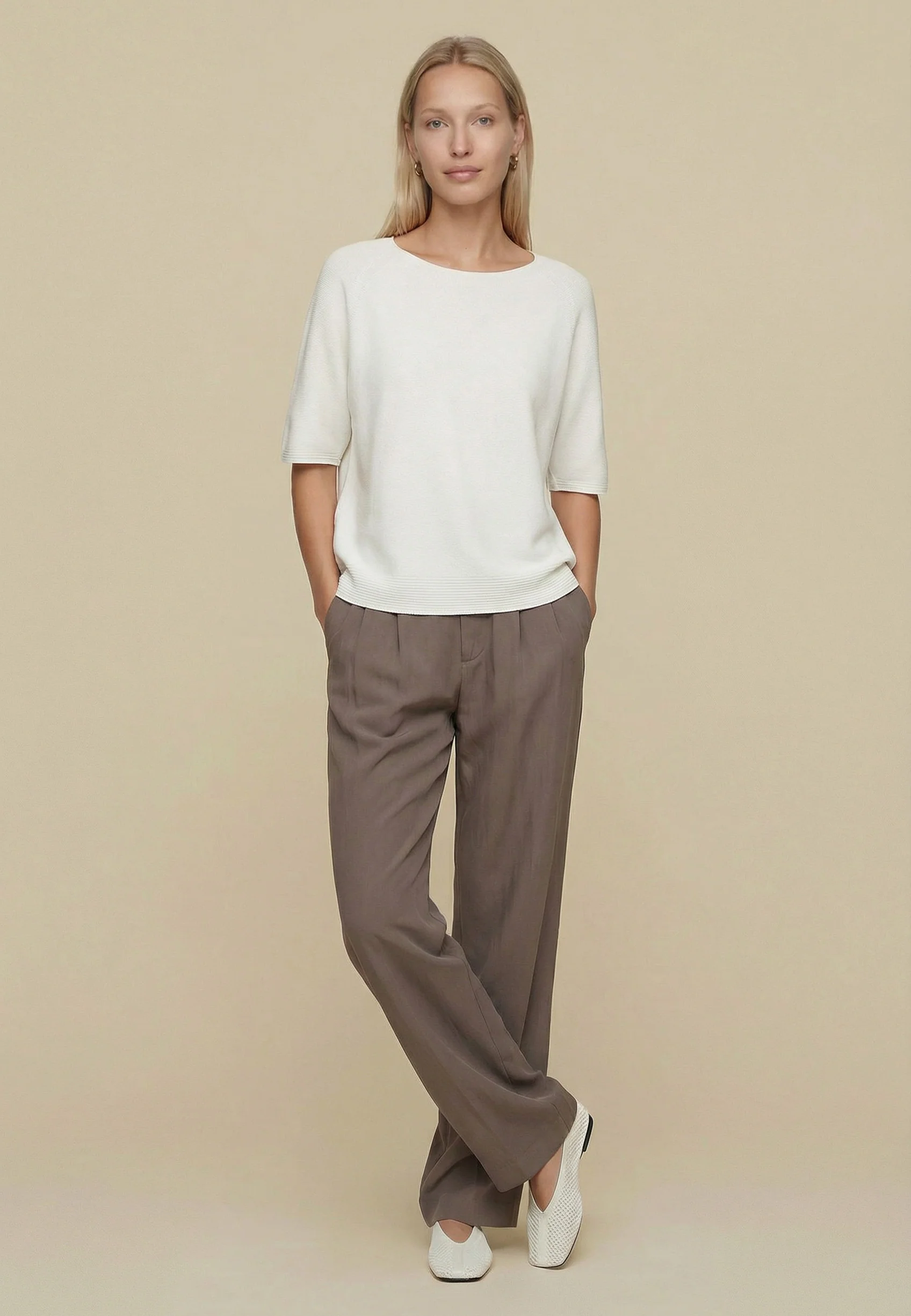 Strickshirt aus Baumwolle mit Rundhalsausschnitt - Image 7