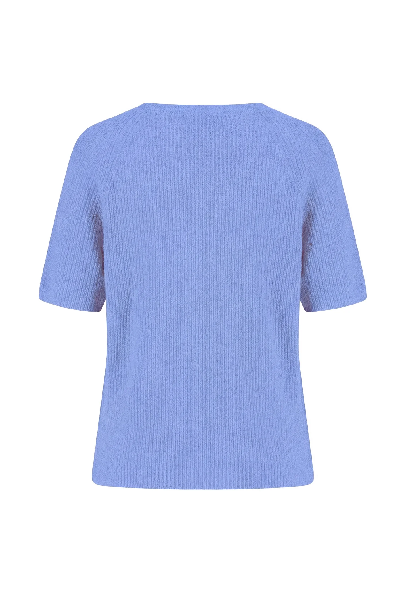Strickshirt aus Leinen mit V-Ausschnitt und Rippstruktur - Image 10