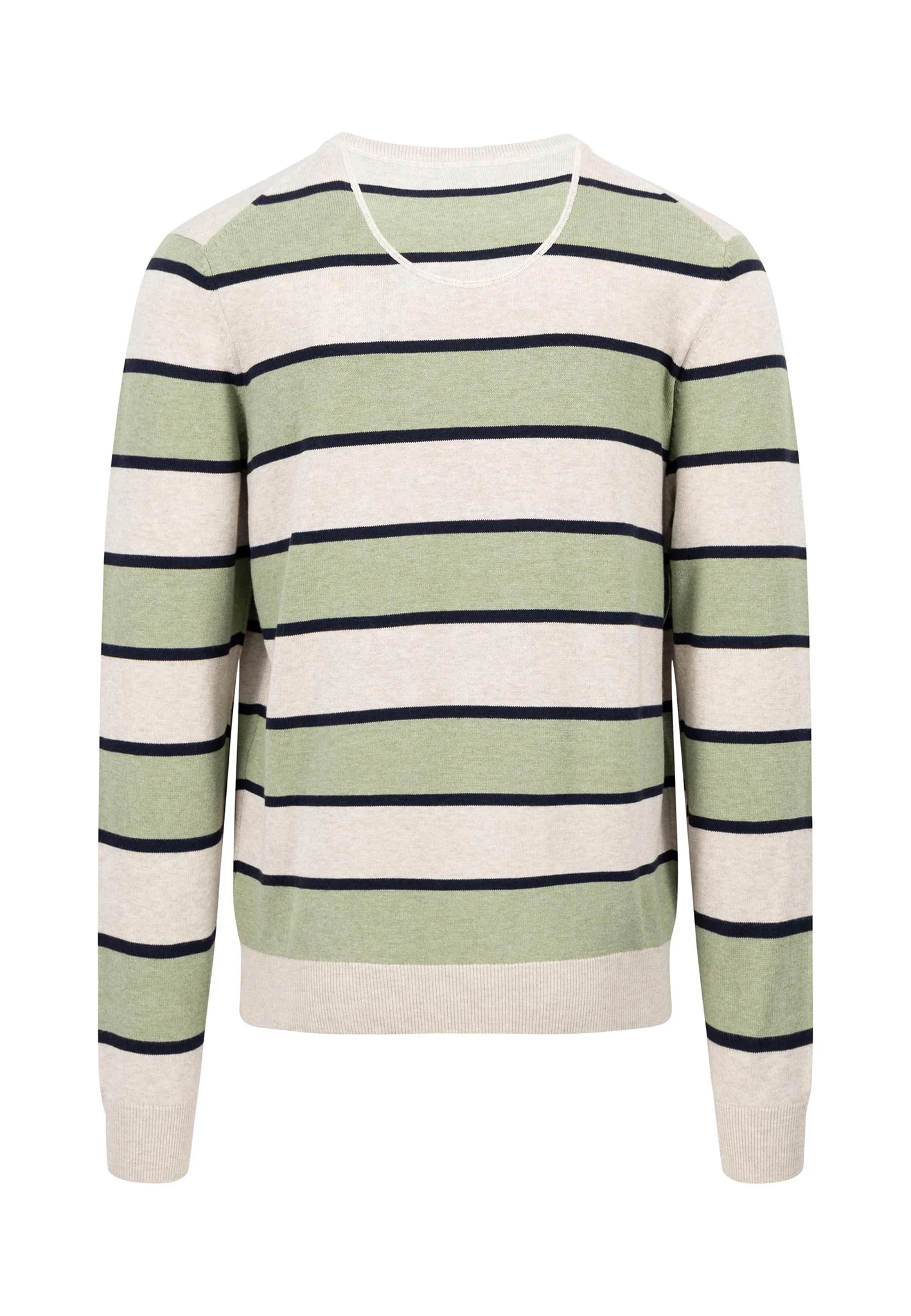 Superfine Pullover aus Baumwolle und Streifen - Image 4