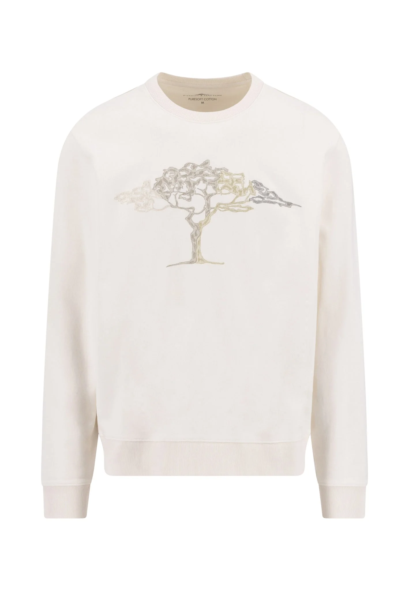 Sweatshirt aus Baumwolle mit Logo-Stickerei