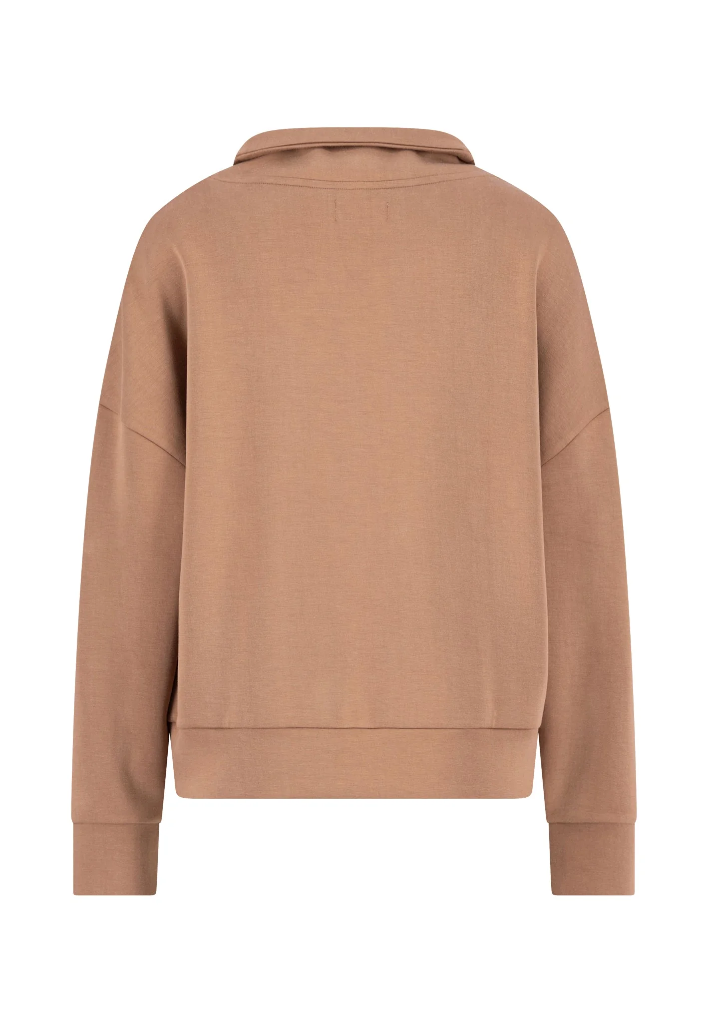 Sweatshirt aus Viskose-Mix mit Zipper und Stehkragen - Image 12