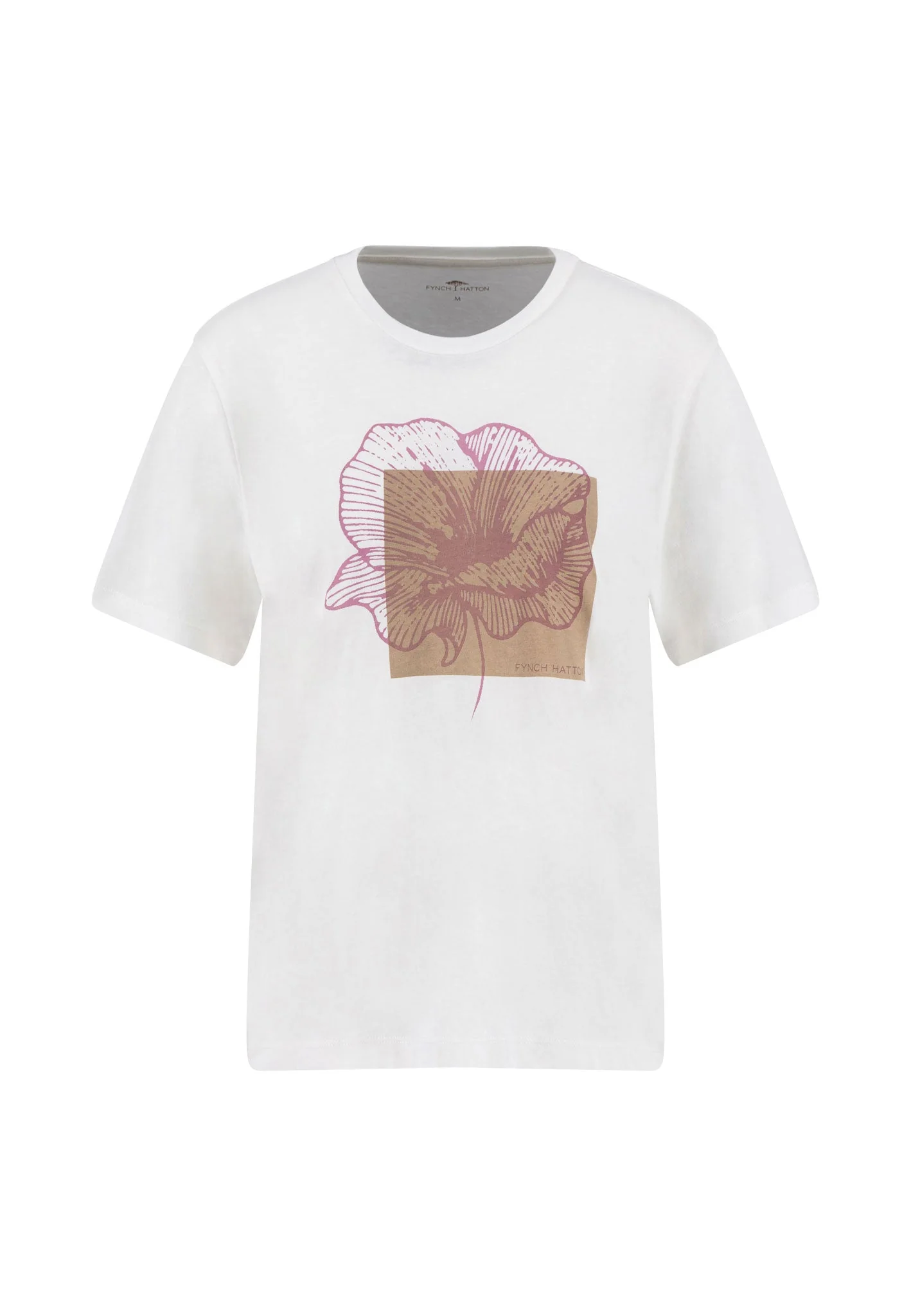 T-Shirt aus Baumwoll-Modal-Mix mit floralem Print - Image 5