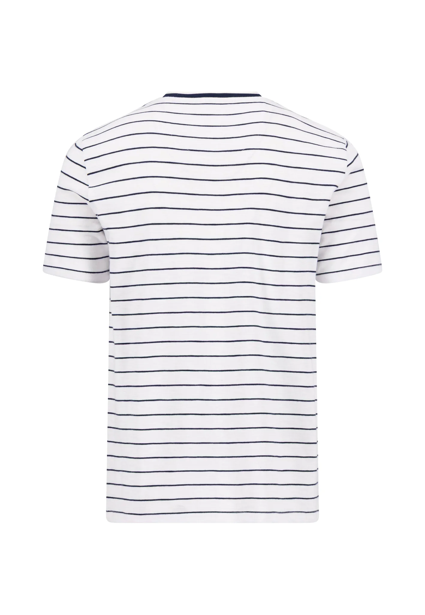 T-Shirt aus Baumwolle mit Slub-Webart und Streifenmuster - Image 5