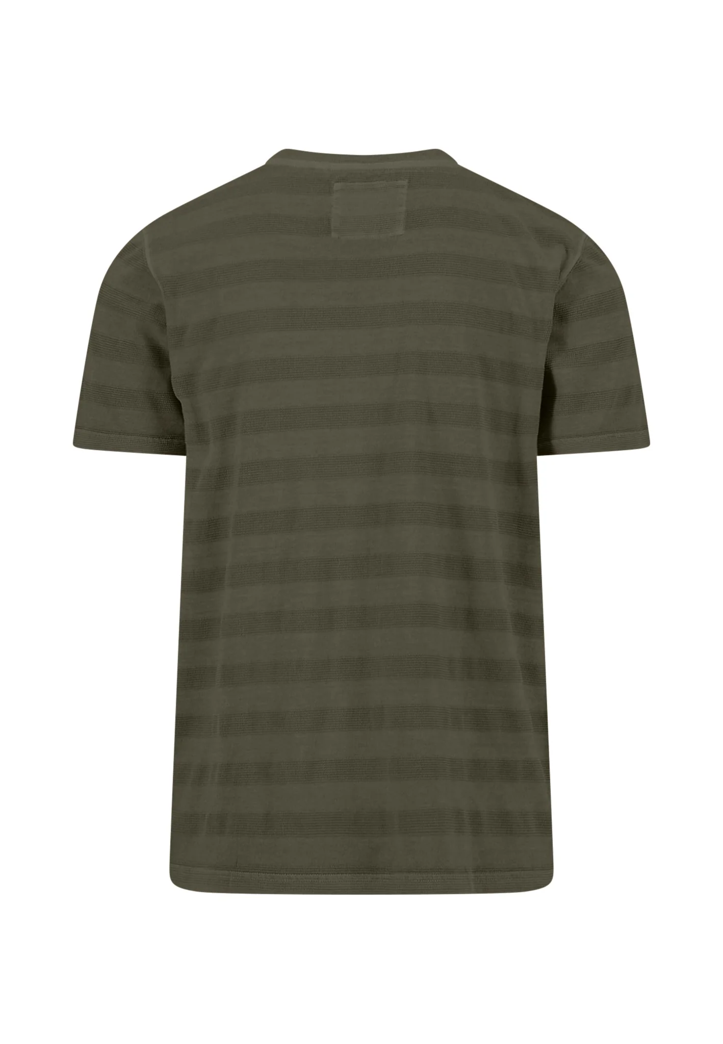 T-Shirt aus Baumwolle mit Strukturstreifen und Rundhalsausschnitt - Image 10