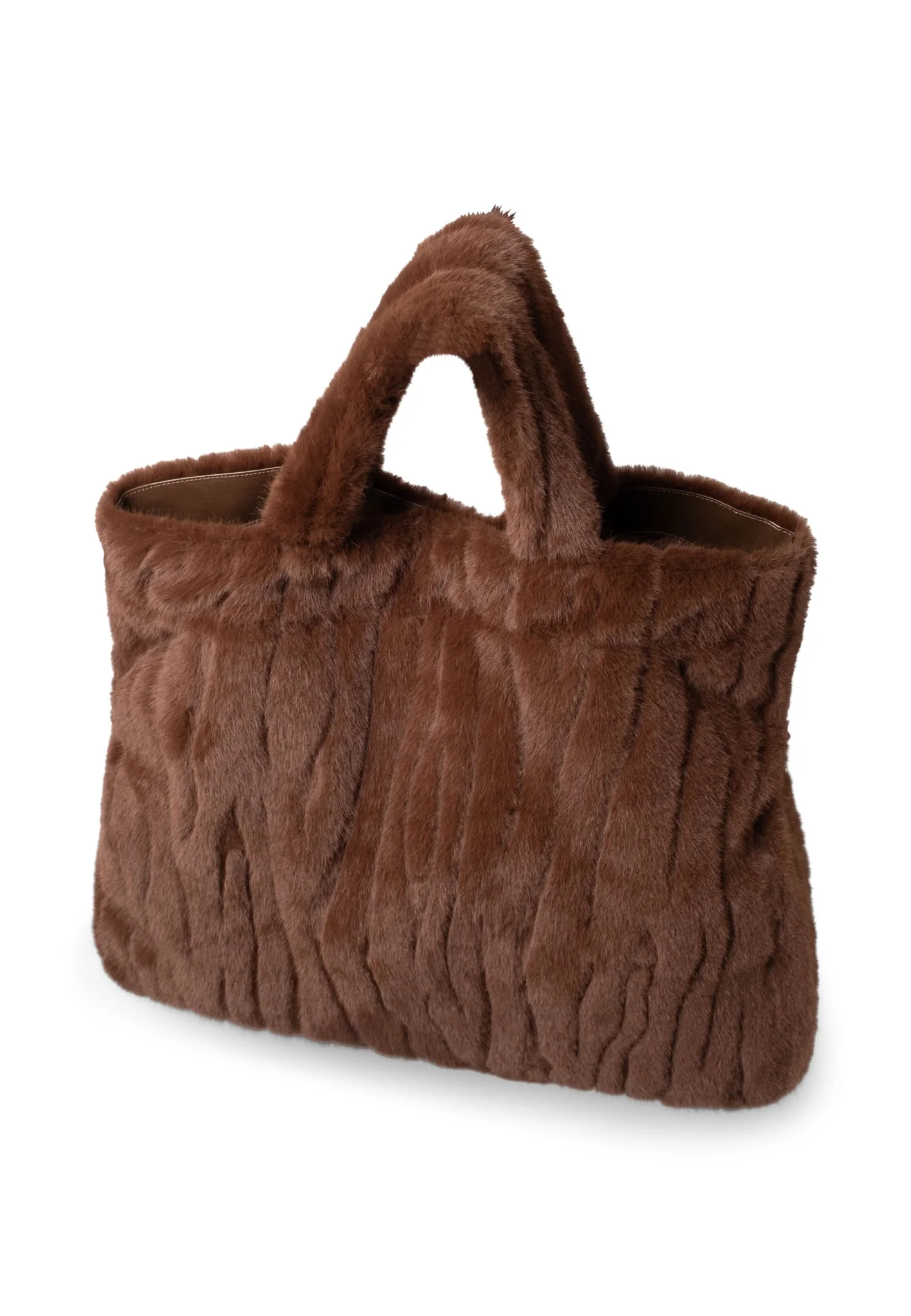 Tasche in Felloptik mit Schulterriemen - Image 3