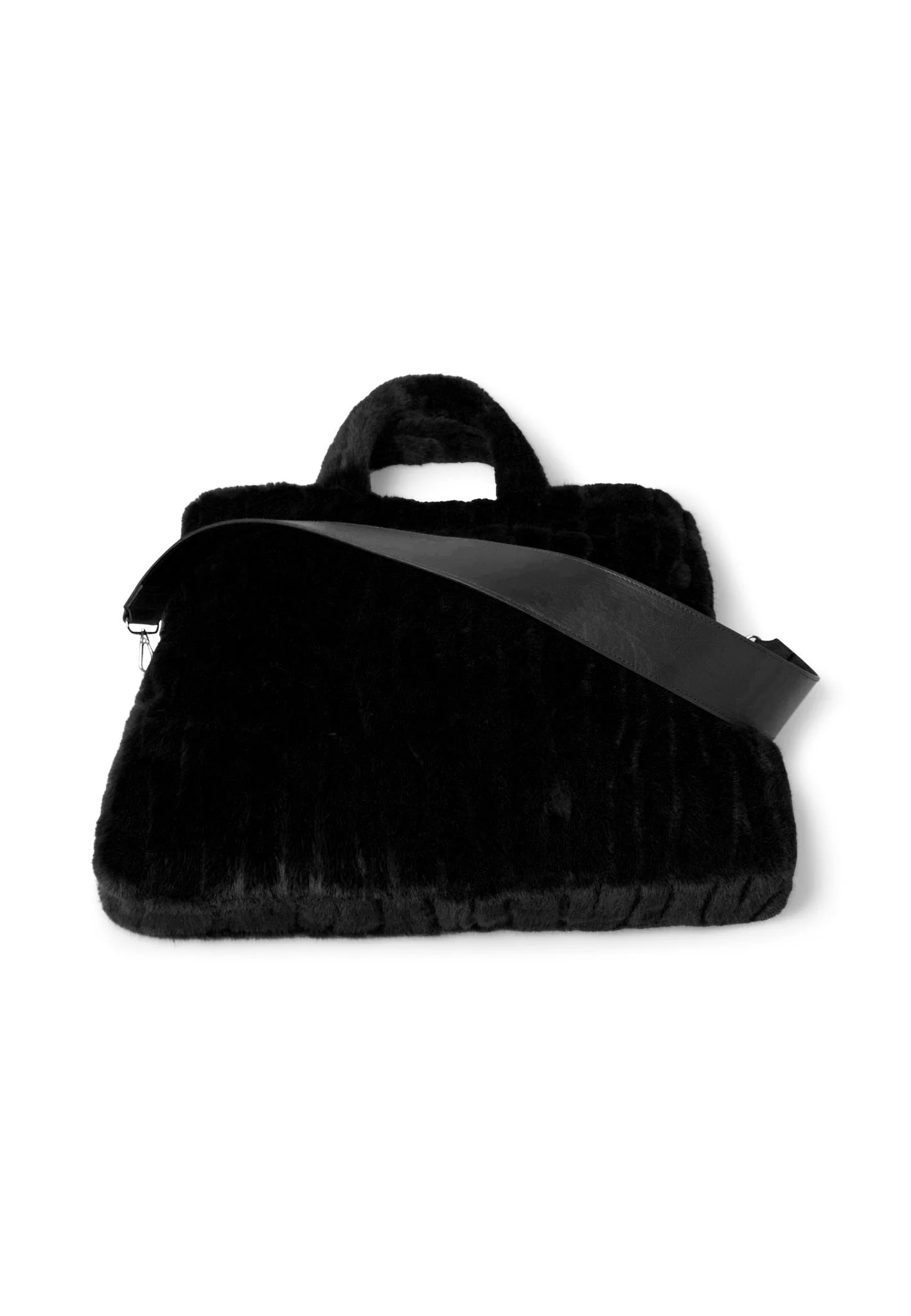 Tasche in Felloptik mit Schulterriemen - Image 6
