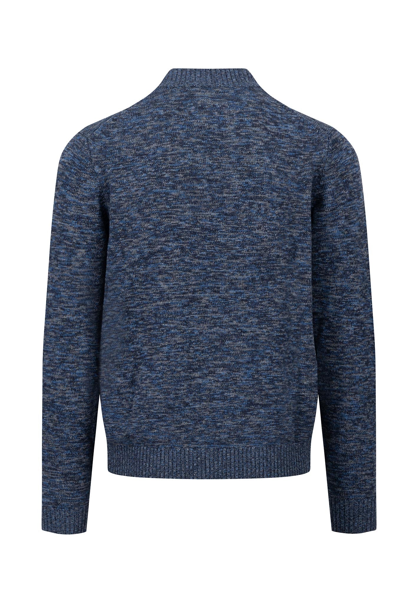 Troyer aus Baumwolle in meliertem Strickdesign - Image 2