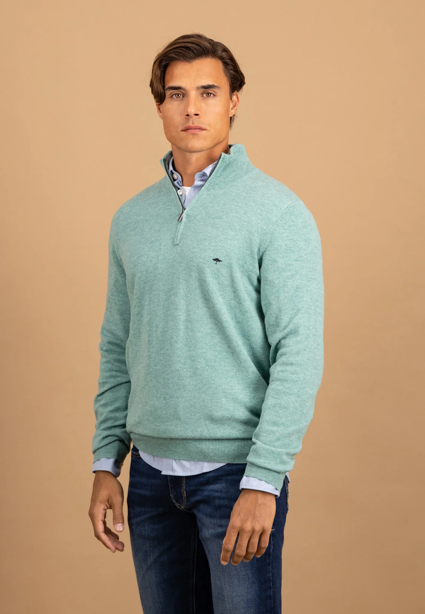 Troyer aus Merino-Kaschmir mit Reißverschluss - Image 19