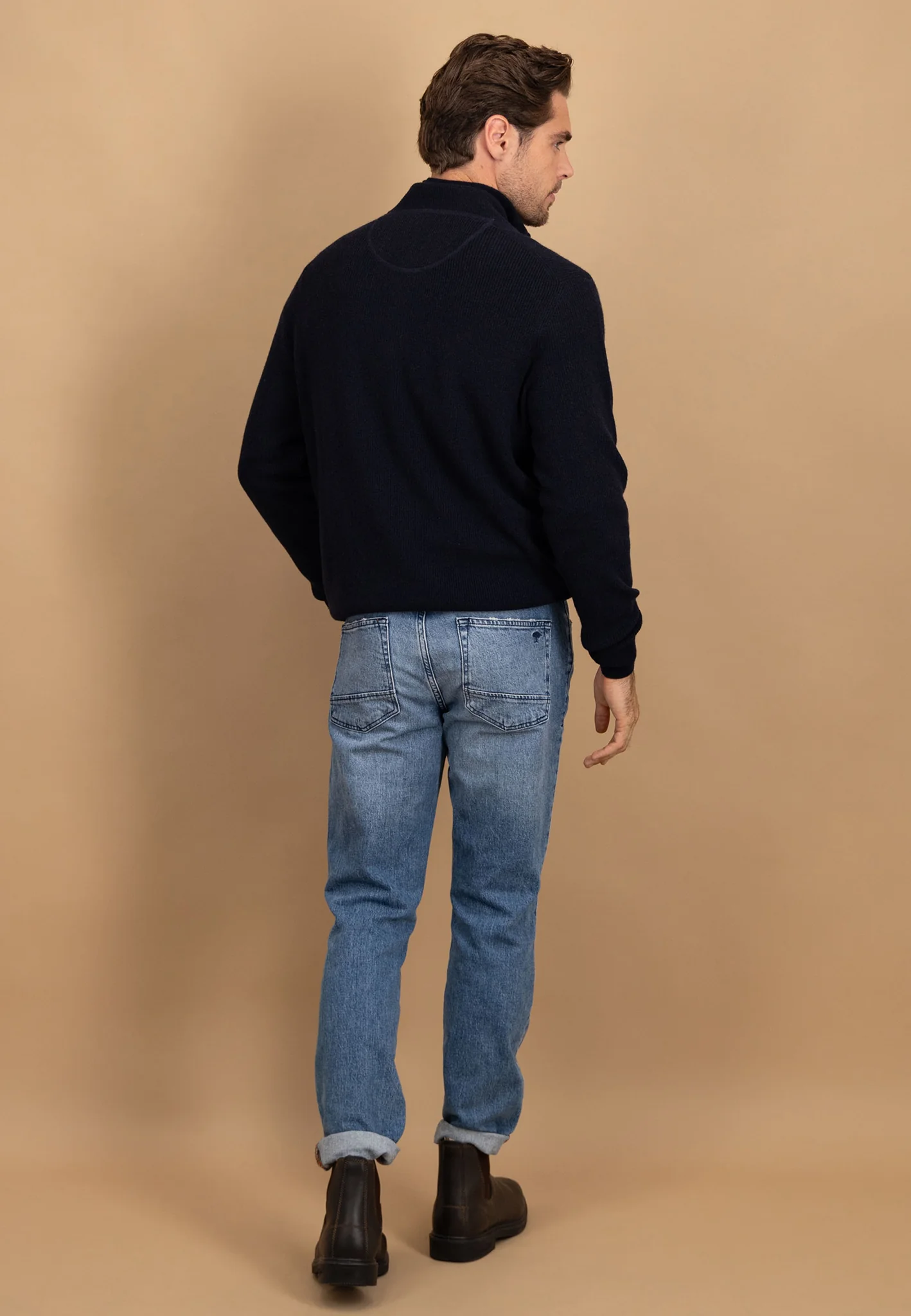 Troyer aus Merino-Kaschmir mit Reißverschluss - Image 3